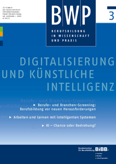Coverbild: Digitalisierung und künstliche Intelligenz – die Zukunft von Arbeit und Bildung