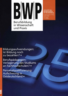 Coverbild: Außerbetriebliche Ausbildung für marktbenachteiligte Jugendliche