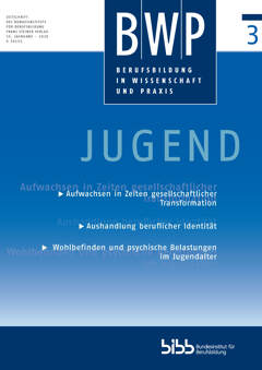 Coverbild: Vocational education and training as a socialisation space – areas of potential for young people