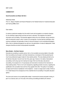 Coverbild: BWP 4/2009