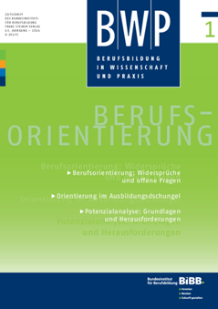 Coverbild: Defining and shaping vocational orientation as part of the educational mandate