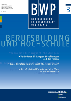 Coverbild: In-company training costs and organisation over the course of apprenticeship training