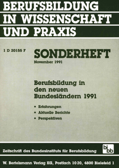 Coverbild: BWP-Sonderheft 1991