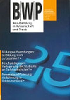 Coverbild: BWP 4/1995: Personalqualifizierung im Aufschwung: Das Programm PQO