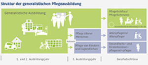 Struktur der generalistischen Pflegeausbildung