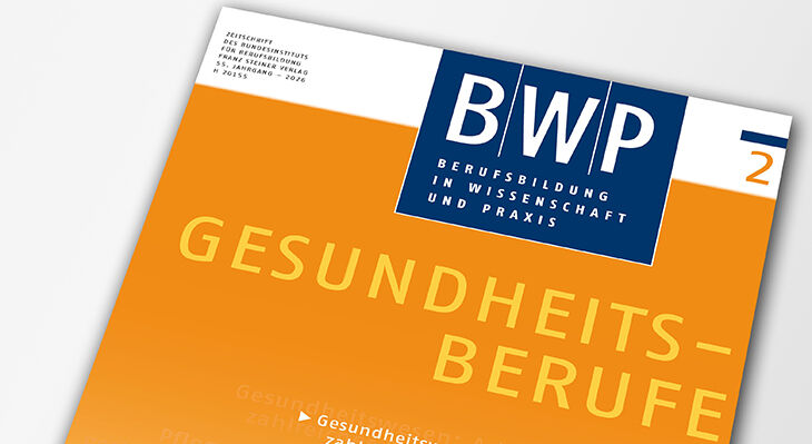Darstellung der neuen BWP-Ausgabe Gesundheitsberufe in liegender Form